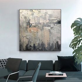 Handmade Oil Paintings Thick Texture Oil Paintings On Canvas Wall Art Modern Abstract Picture Living Room Hallway Bedroom Decorative Painting (Style: 1, size: 60x60cm)