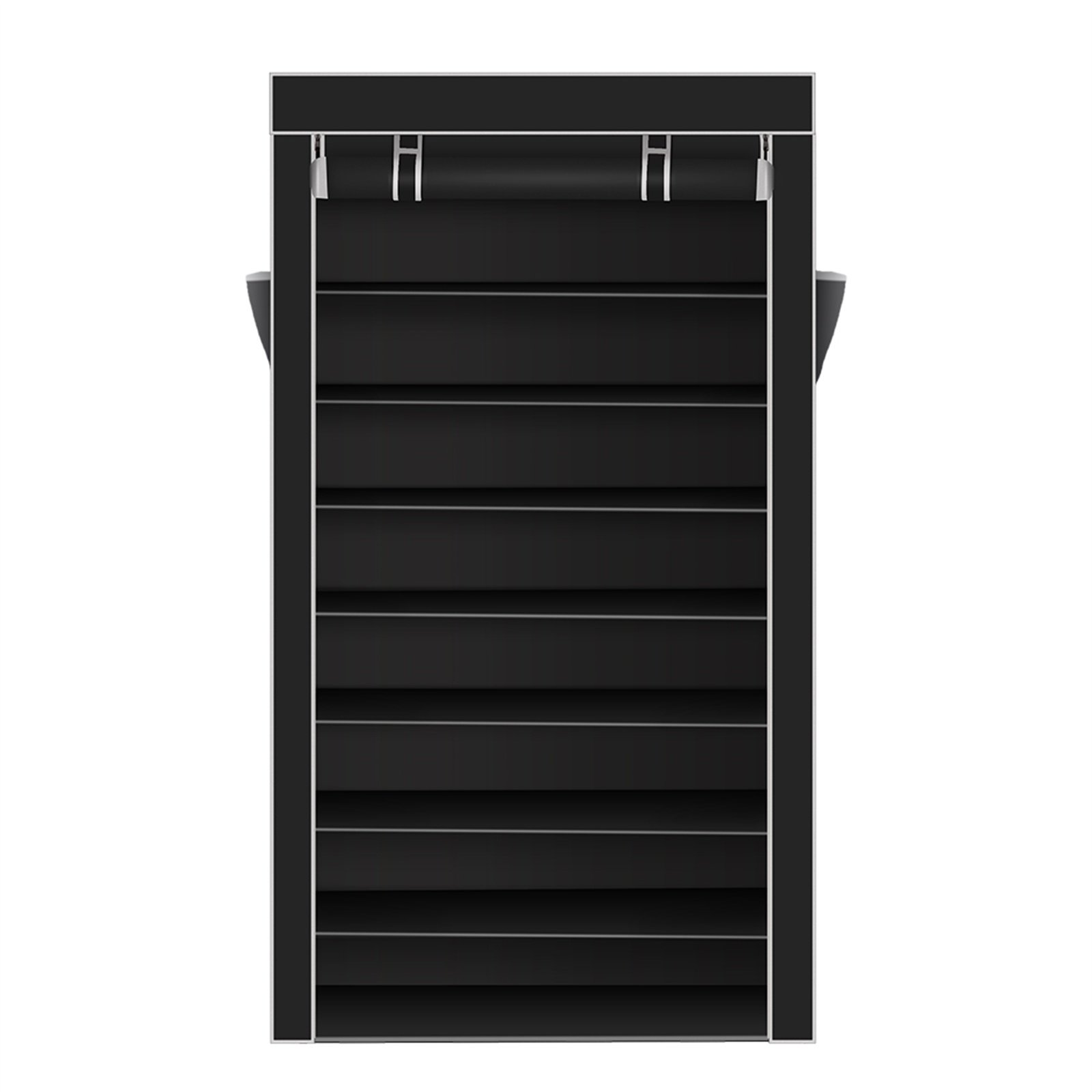 10 Tiers Shoe Rack with Dustproof Cover Closet Shoe Storage Cabinet Organizer RT 10 Tiers Shoe Rack with Dustproof Cover Closet Shoe Storage Cabinet Organizer RT